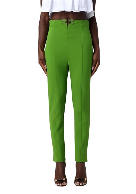 Pantalone Elisabetta Franchi donna PA16361E2EV3 Main Collection Aloe ELISABETTA FRANCHI | Pantaloni | PA16361E2EV3